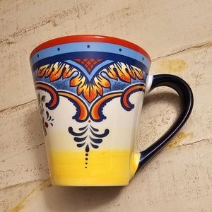 Euro Ceramic Zanzibar Italian Style Mug Coffee Cup 12 oz
